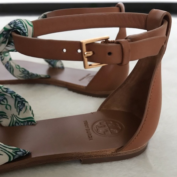 Tory Burch Miller Scarf Sandal - Picture 8 of 10